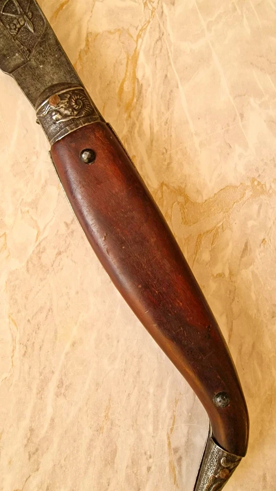 Vintage Klappmesser Jagdmesser mit Hirschmotiv – Dekoratives  – Vitrinenobjekt - Bild 1 von 4