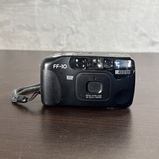 Ricoh FF-10 Zoom Macro 35mm Film Point and Shoot Camera Black Tested