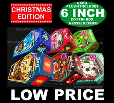 6 inch coffin Deddy Bears Plush Toy Xmas large Big Set of with Christmas Edition