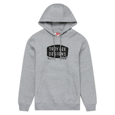 Troy Lee Designs Spring 2025 MX Stamp Hoodie Grey Heather