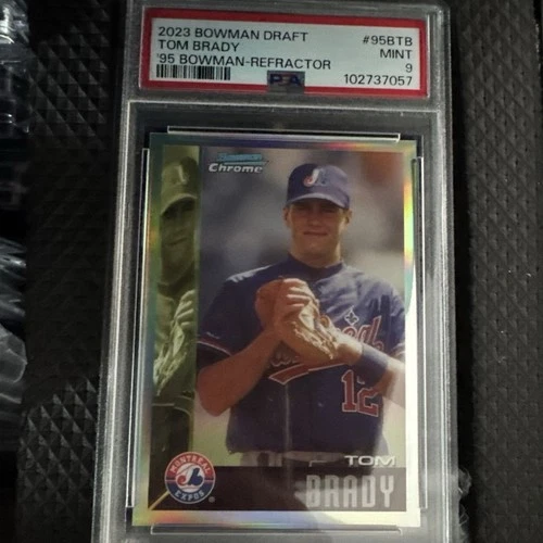 2023 Bowman Draft - 1995 Bowman Dream Draft Picks Tom Brady #95B-TBTB Refractor