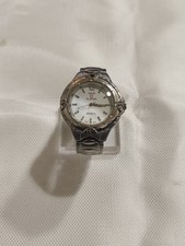 Swiss Player Sports Women's Watch Silver Stainless Steel Bracelet 7"