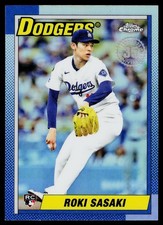 2025 Topps Chrome Update #90CU-18 Roki Sasaki 1990 Topps Chrome