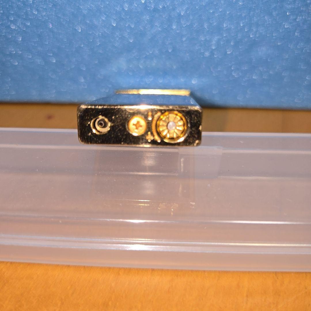 YSL Yves Saint Laurent Antique Blue Pattern Lighter Used 1990s Collectible thumbnail 13