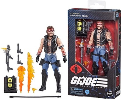 GI Joe Classified Series #123 Dreadnok Torch 6-In Action Figure Hasbro Toy