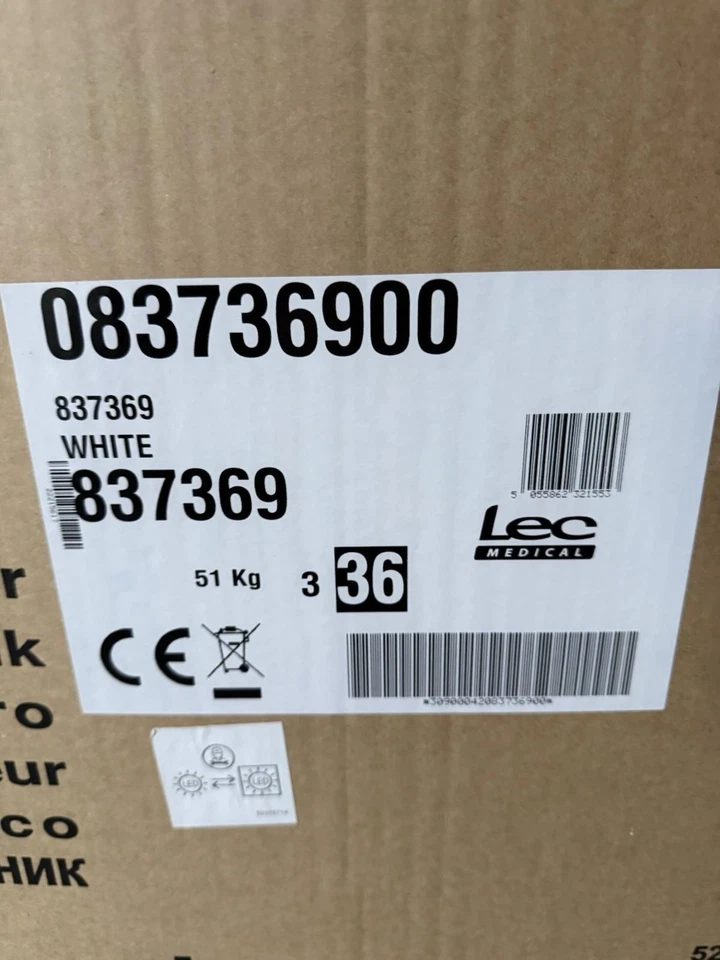 LEC Fridge Freezer Combi Model 837369 - White - Image 3 of 4