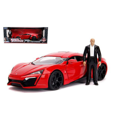 Lykan Hypersport Fast & Furious 7 With Lights & Dom Figure 1:18 Jada Toys Movie-image