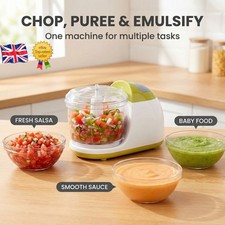 Food Collection Electric Mini Chopper, Dices & Purees Fruit & Vegetables Simple