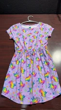 Extremely Me Kids' Unicorn Print Dress