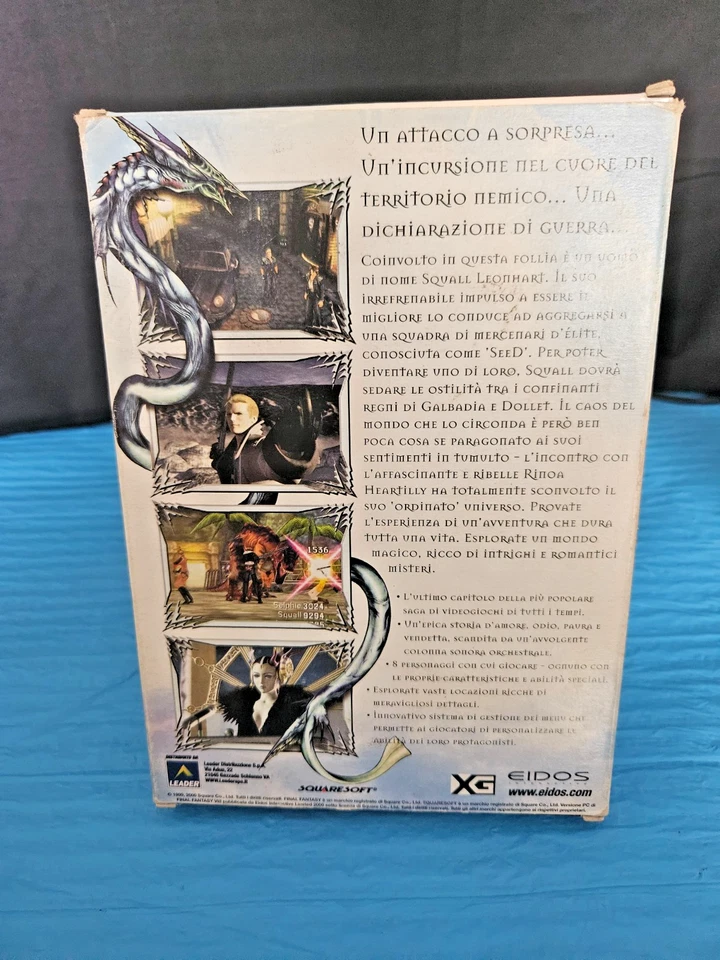 Final Fantasy VIII 8 Big Box Videogoco PC Italiano - Immagine 2 di 4