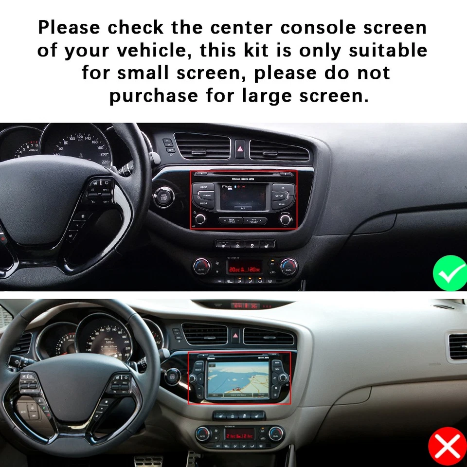 4+64GB Für Kia Ceed JD 2012-2017 Android15 Apple CarPlay Autoradio GPS Navi WiFi - Bild 3 von 4