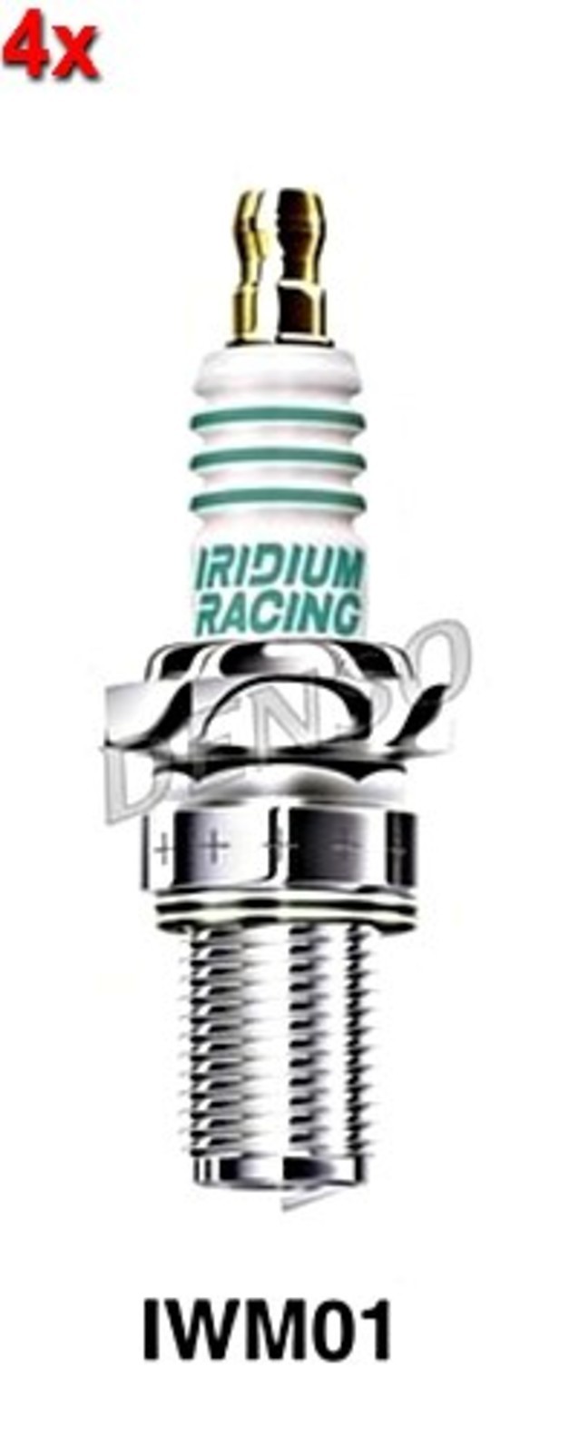 DENSO 4x Spark Plugs For SUZUKI TACTI 09482-00422