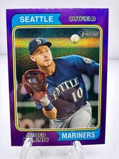 2023 Topps Heritage High Number Jarred Kelenic Purple Hot Box Exclusive Parallel