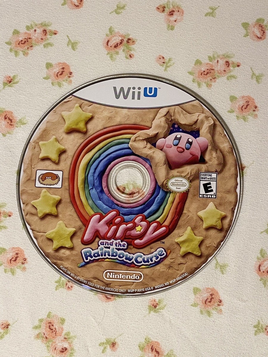 Kirby and the Rainbow Curse (Nintendo Wii U, 2015) Disc Only