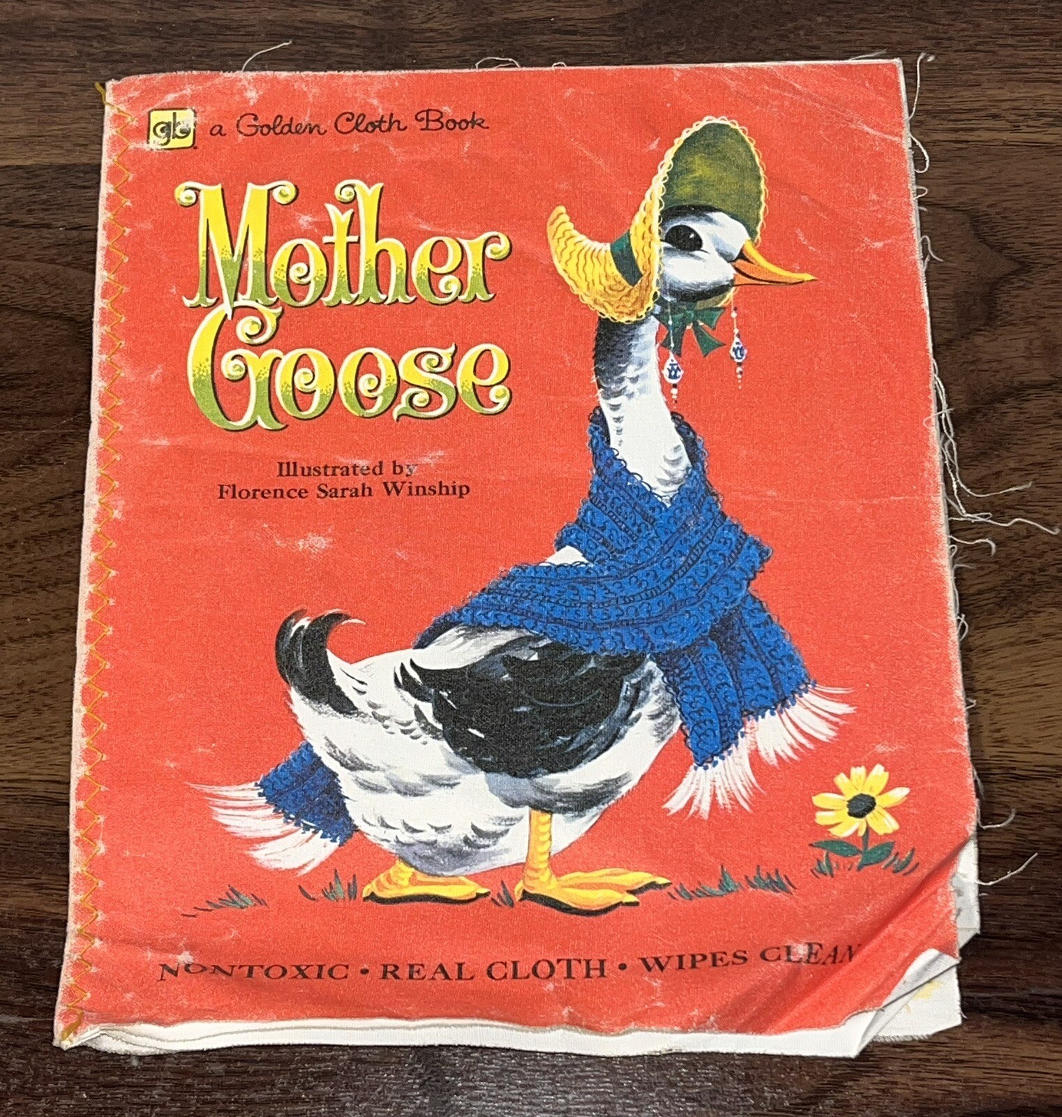 Mother Goose 1959 A Golden Cloth Book Illustrated By Florence Sarah Winship