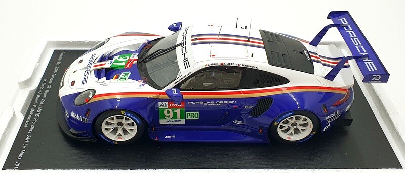 ミニカー Spark Porsche 911 2018 24h Le Mans 91 Sparky 1/64 Porsche 911 RSR No.91 Porsche GT Team 24H Le