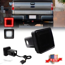 LED RUNNING/BRAKE/REVERSE TOW HITCH COVER LIGHT FOR TRUCK TRAILER 2" RECEIVER