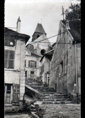 GOMETZ-le-CHATEL (91) Belebte Villa & KIRCHENGLOCKENTURM 1965