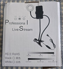 Professional live stream led light and cell phone holder