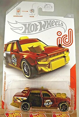 Hot Wheels 2020 Id Car Time Attaxi 3/8 | 1:64 Scale Die-Cast Collectible Car