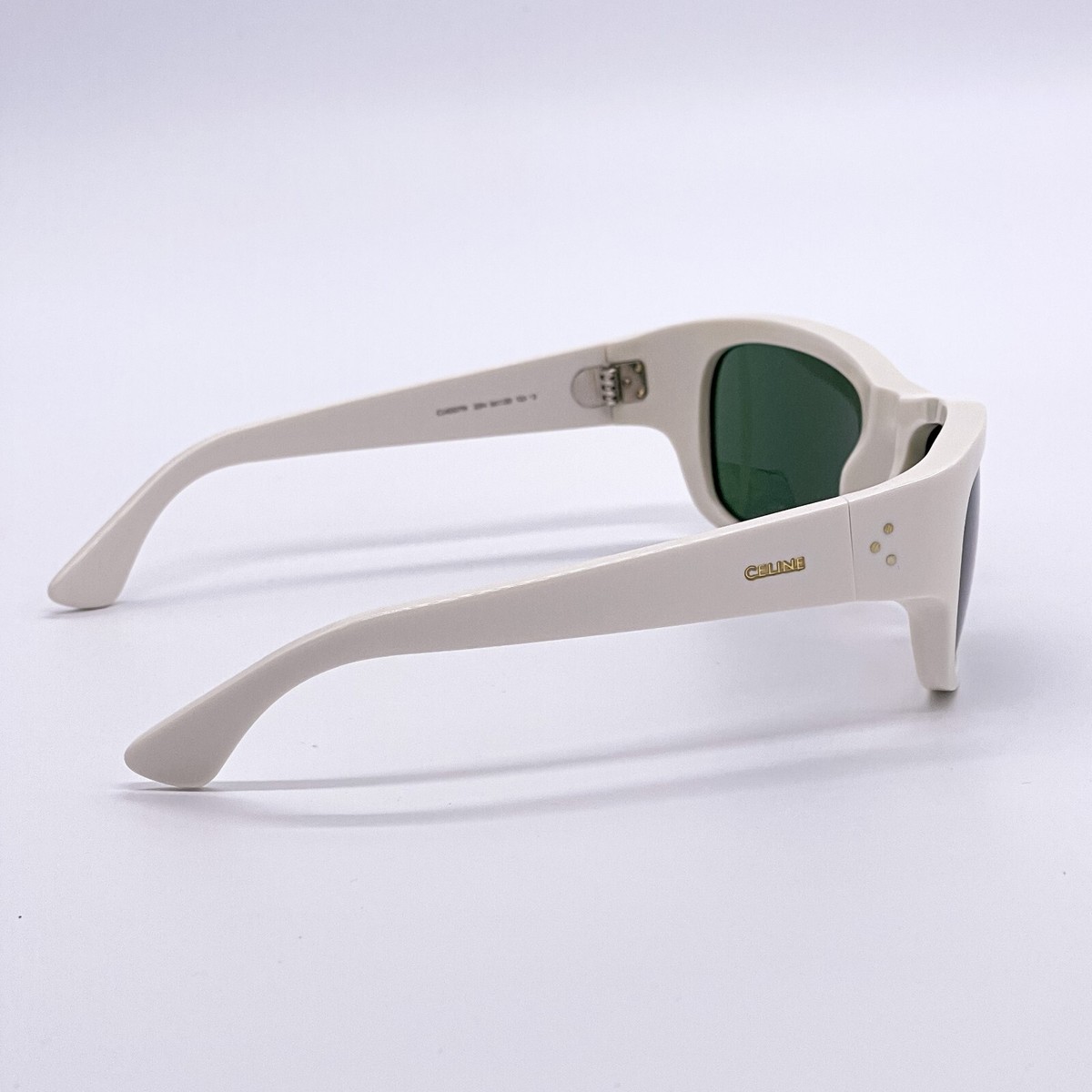 NEW CELINE CL40079I 25N SQUARE WHITE GREEN SUNGLASSES CELINE  display picture 1