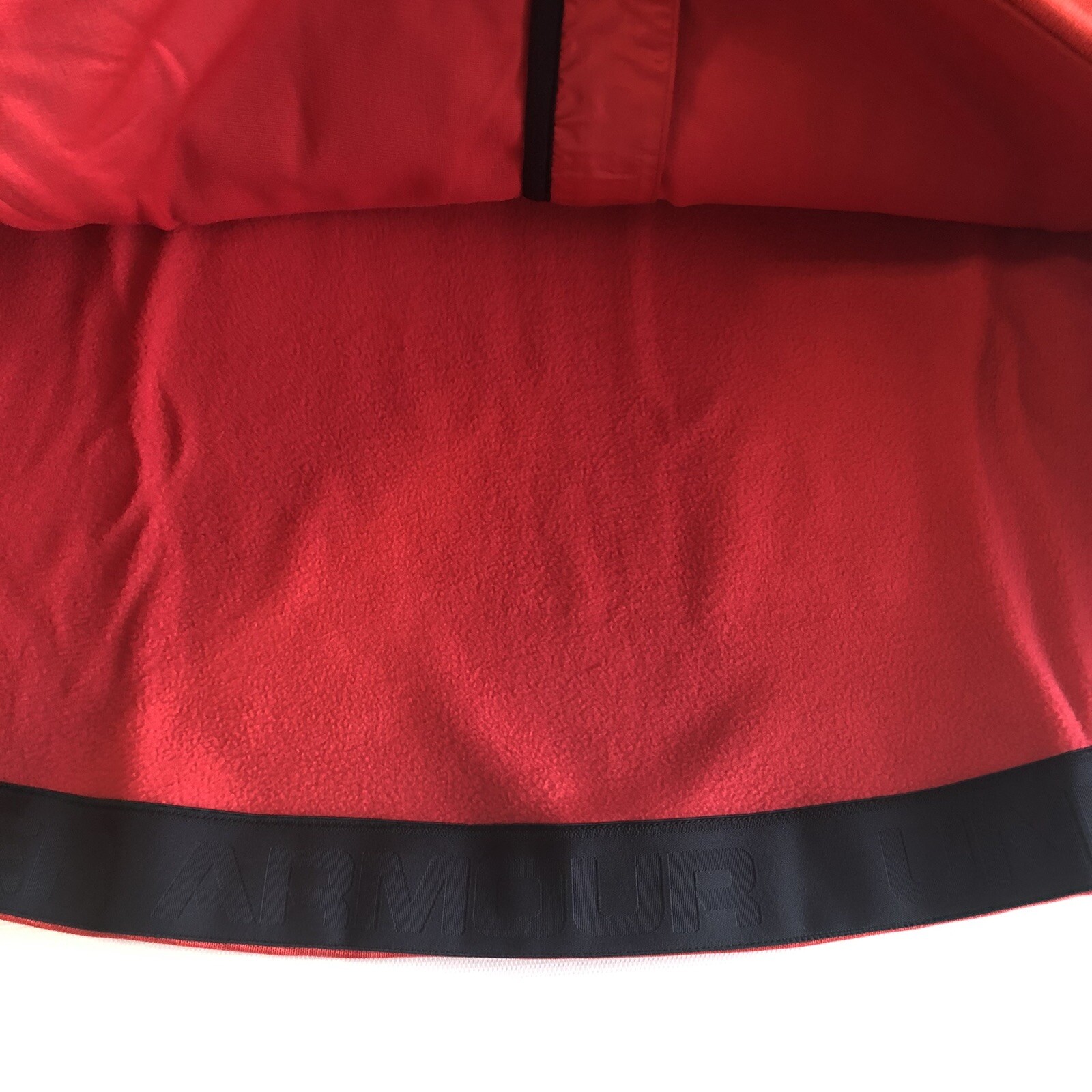 Under Armour Storm Men’s Pockets Loose Fit Jacket Hoodie Red LS Jacket 2XL thumbnail 4