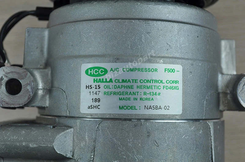 OEM! COMPRESOR DE AIRE ACONDICIONADO CON EMBRAGUE PARA HYUNDAI TUCSON OE# 2005-2009 97701-2E000 Foto 3 de 3