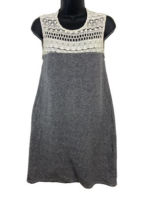 Victoria Secret Crochet Lace Sleeveless Gray Dress Size SP Beach Vacation |  eBay