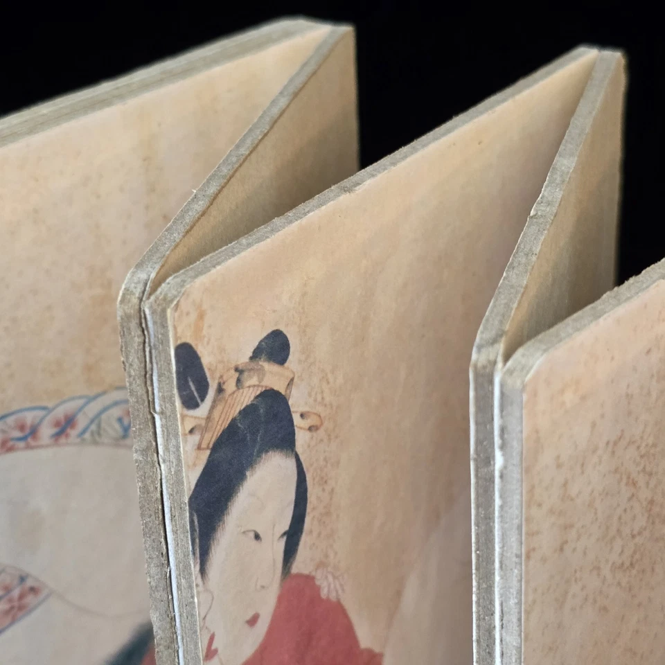 Chinese Erotic Shunga pillow book antique Foto 3 de 4