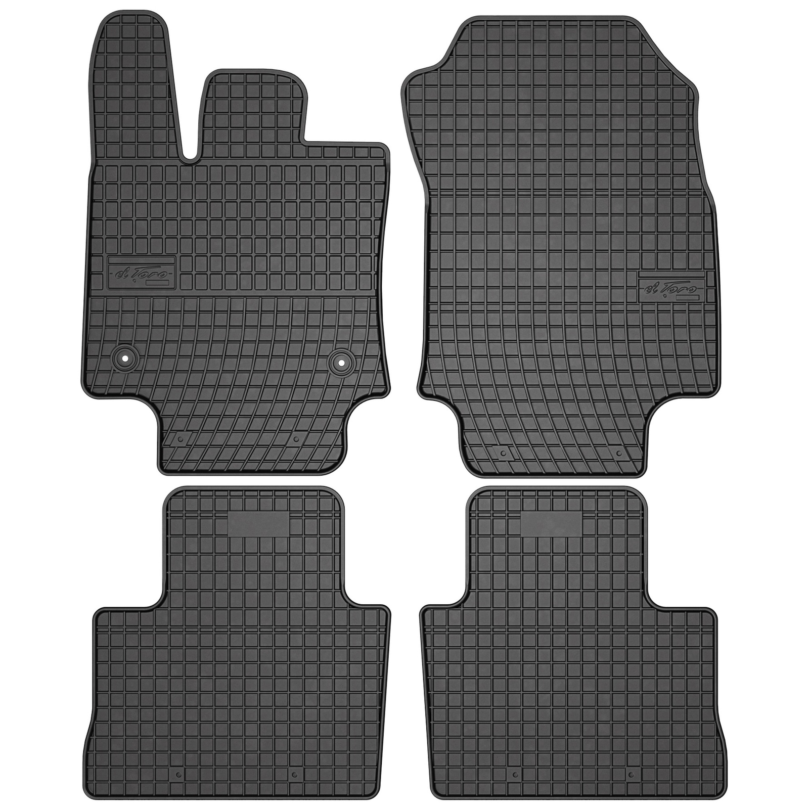 Tapis de sol luxe Frogum El Toro en caoutchouc noir robuste pour Toyota RAV4 V 2019-2026
