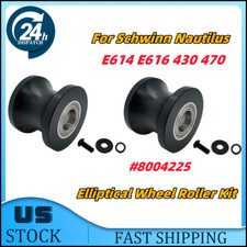 2SET For Schwinn Nautilus E616 E614 430 470 Elliptical Wheel Roller 8004225