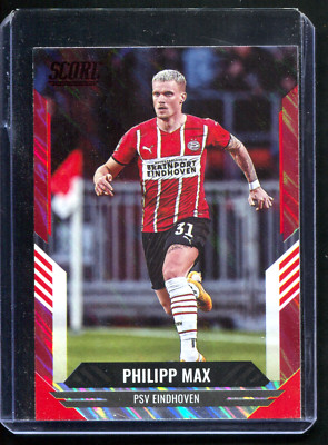 Philipp Max 2020-21 Score Soccer Panini Red Laser Sports Soccer Card #199