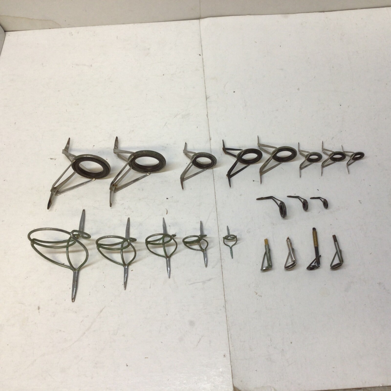 Lot of Vintage Fishing Rod Eyes and Tips Guides Rings eBay