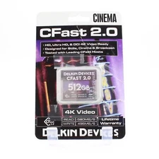 * OPEN BOX EXCELLENT * Delkin Devices CFast 2.0 Cinema Memory Card - 512GB