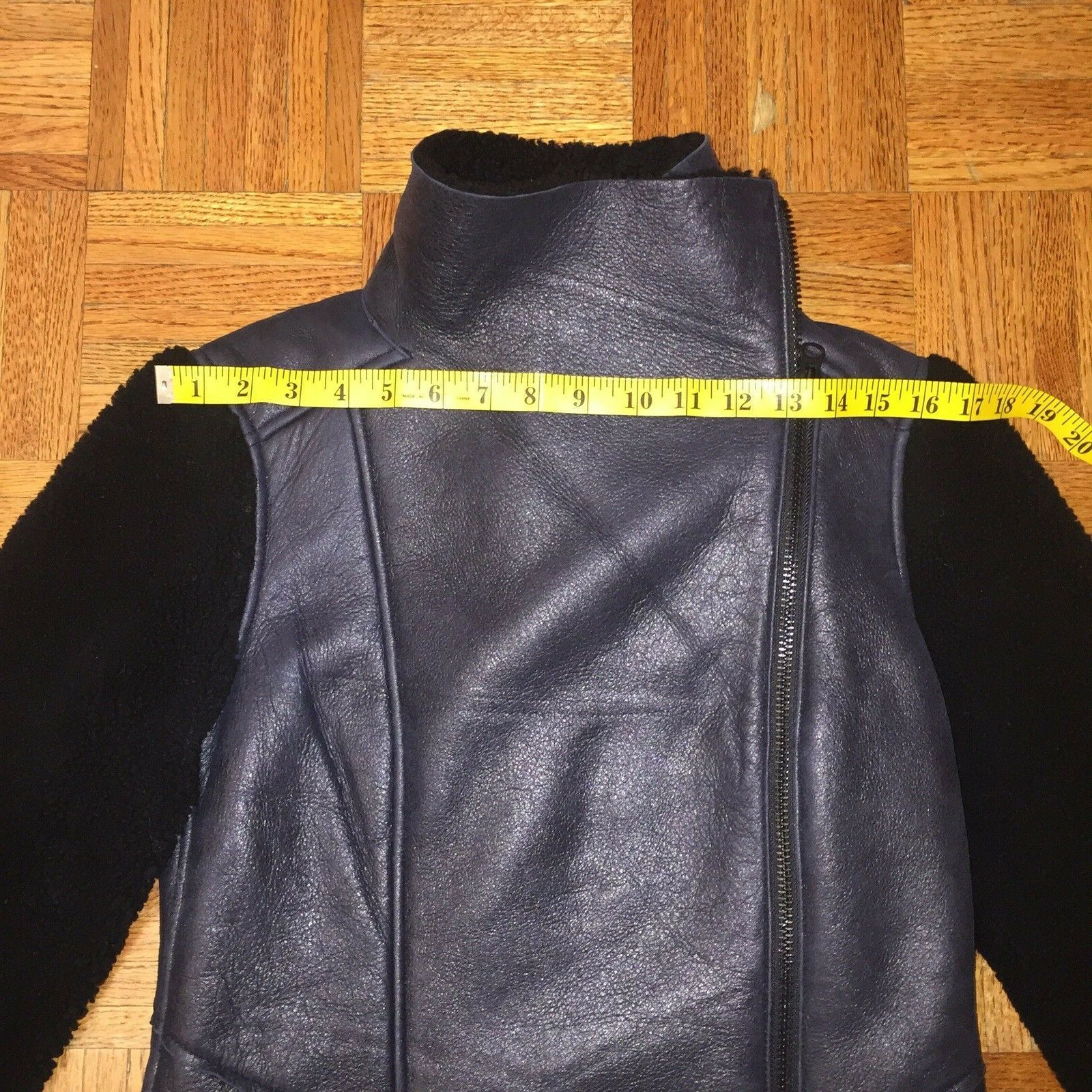 Truth and PRIDE Genuine Shearling black Fur Coat Jacket  S Sold Out! image 5