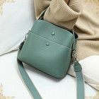 Women GENUINE LEATHER Handbag Shoulder Crossbody Pack Ladies Fashion Bucket Bag