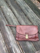 Vintage Marianelli Handbag Brown Color Made In Italy