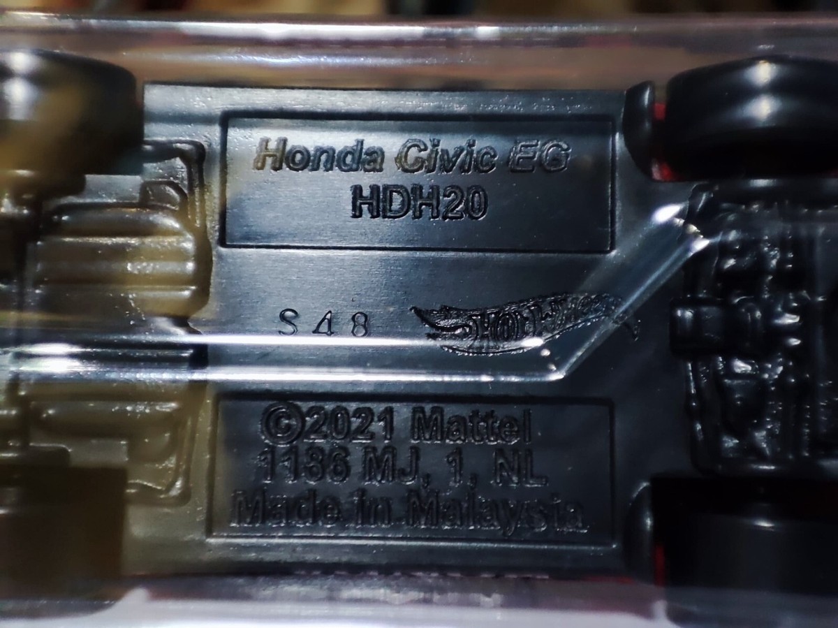 ホットウィール 92 HONDA CIVIC EG 10台 Hot Wheels 92 Honda Civic EG ZAMAC (2024 Walmart Exclusive