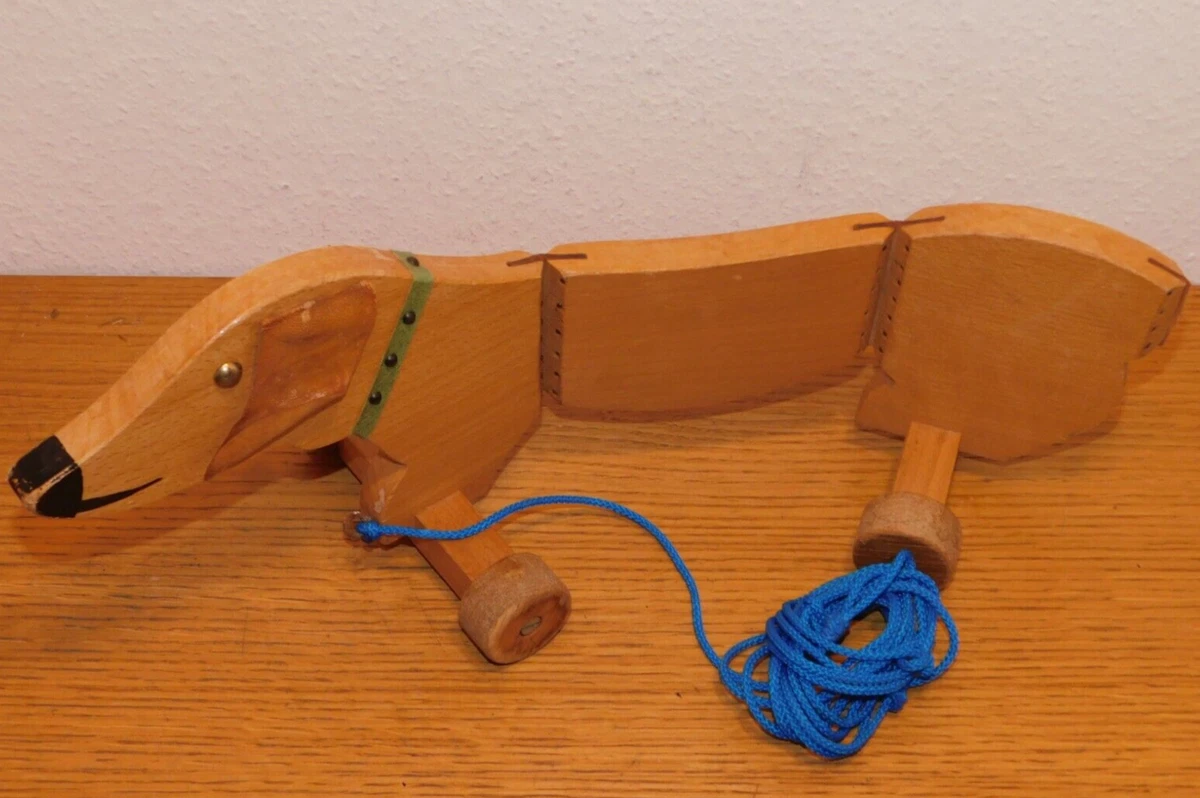 Jouet à Tirer En Bois - Animal Pour Enfant 3-4 Ans - Jouet Promener/tracter - Neuf