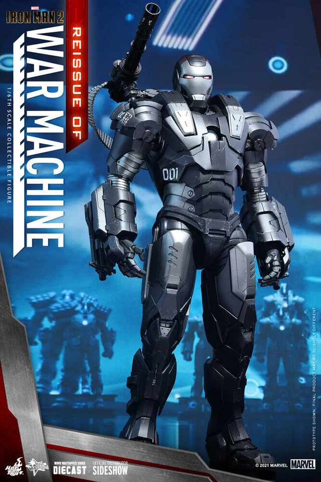 Hot Toys Iron Man 2 Máquina de Guerra Mark I Reedición Diecast 1/6 Figura Modelo Coleccionar Foto 2 de 4