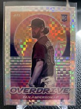 Ian Anderson 2021 Panini Chronicles Overdrive Building Blocks #14 Braves NM PB