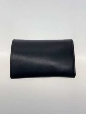 GUCCI Leather Key Case Black Plain Men's 1462221502 Slightly