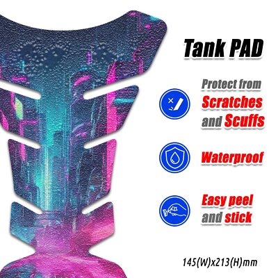 Non-slip Grip Tank Pad Protector Universal For Motorcycle TP101 #3562512