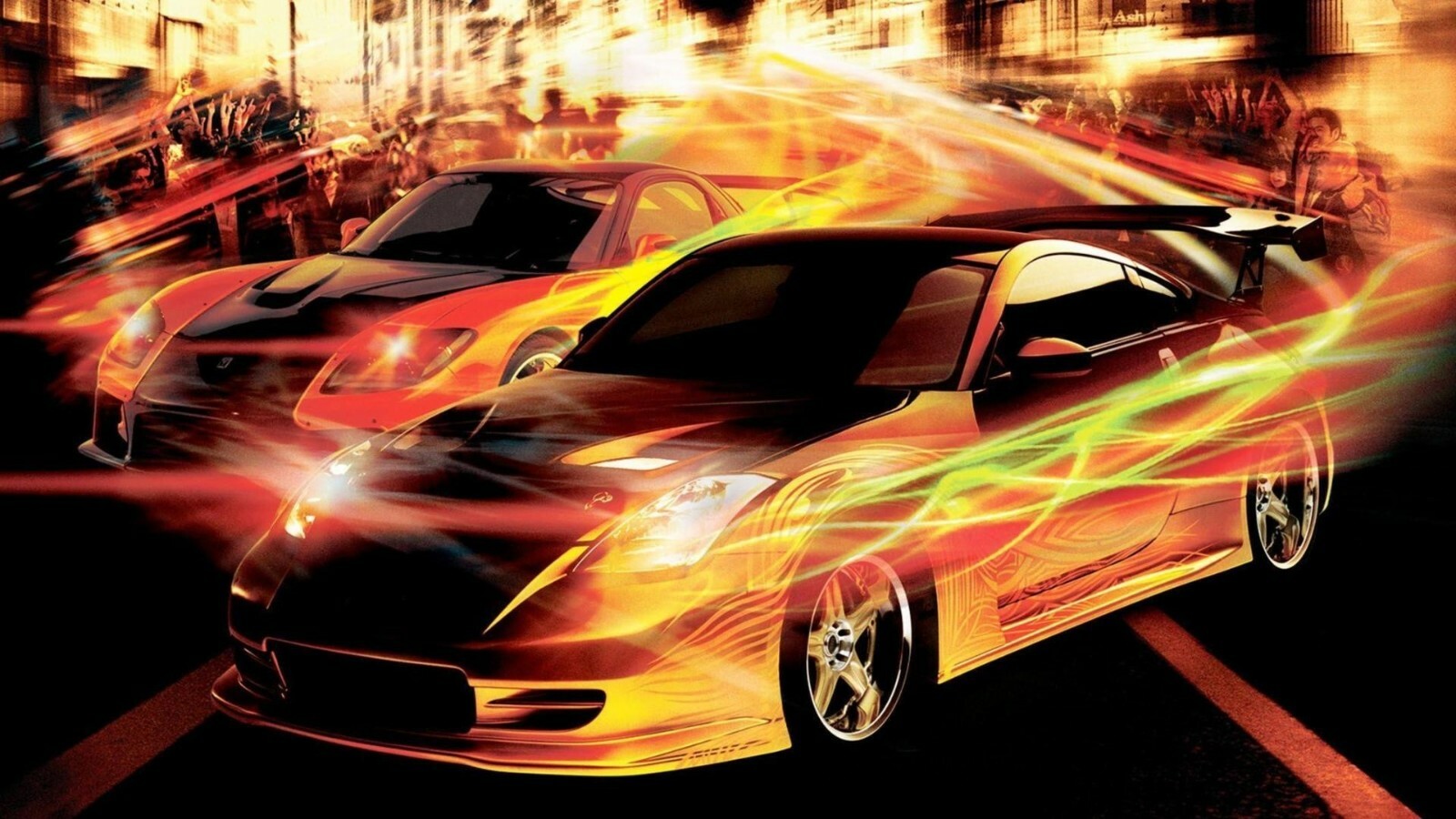 Fast And The Furious Movie Poster 13" x 19" Action Figure Ba