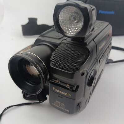 Panasonic Black VHS-C X20 Zoom Digital E15 Stabilization