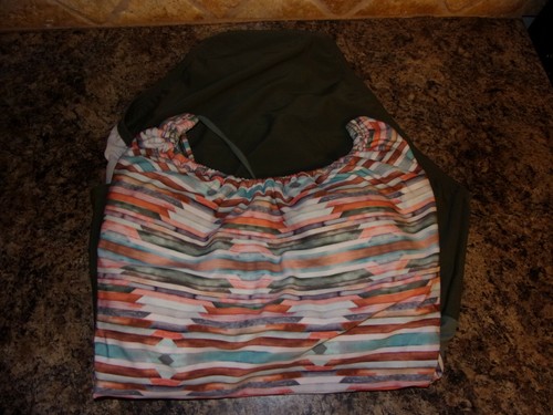 size 16 Valley Stripe 1 Piece swimsuit by Emerald Bay new - Picture 2 of 2