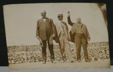 1910 Tex Rickard, Tim Sullivan, Billy Jordan @ Johnson/Jeffries Bout, Orig Photo