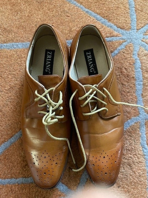 ZRIANG men\'s dress shoes tan Chas Cap Toe Oxford shoes‎ Size 10.5 Amazon.com | Parrazo New Men main image 3