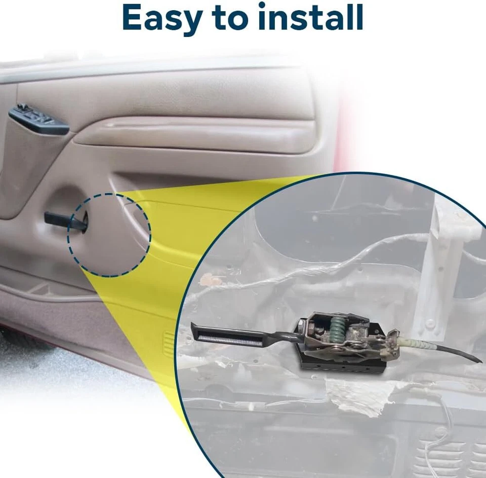 For OBS FORD 1980-1997 F-Series & Bronco Door Handle Reinforcement Plate Kit US Foto 4 de 4