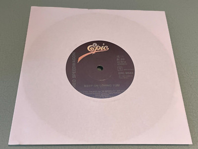 REO Speedwagon - Keep on Loving You - Vinyl Record 7'' Single - 1981 CBS EPC 9544
